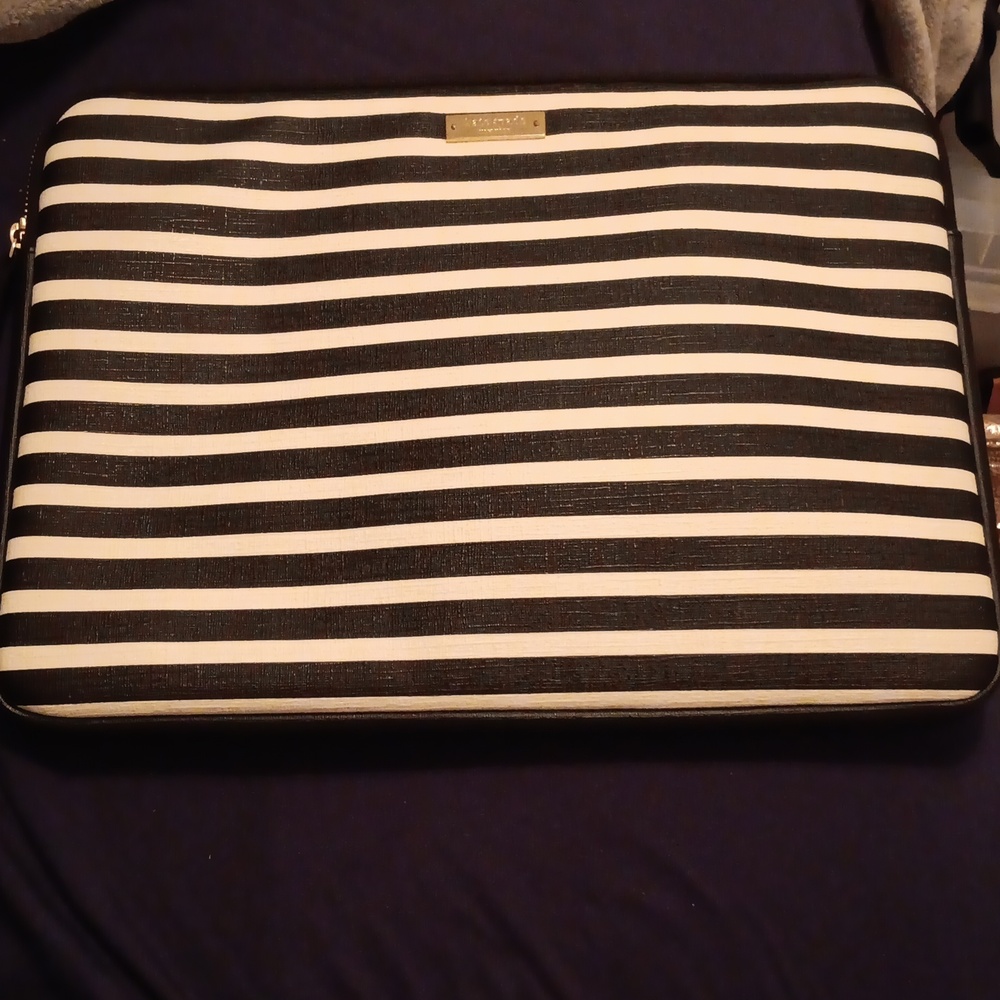 Kate Spade Computer Case Stripes